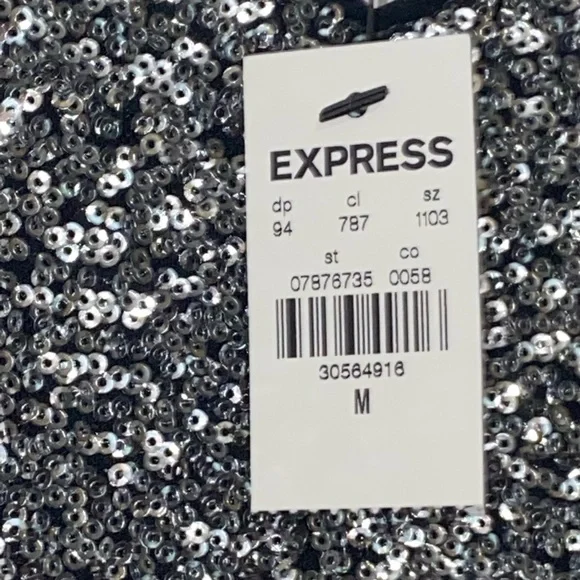 Express Sequins Slip Mini Dress - Picture 7 of 7